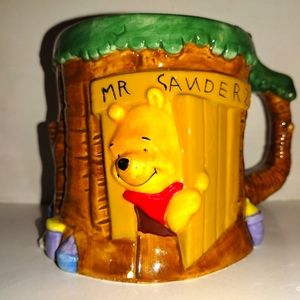 Vintage Disney Winnie the Pooh 3D Mug "Mr. Sanders" 20oz